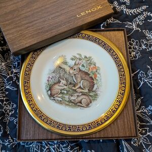 Lenox Gold and White Decorative Plate